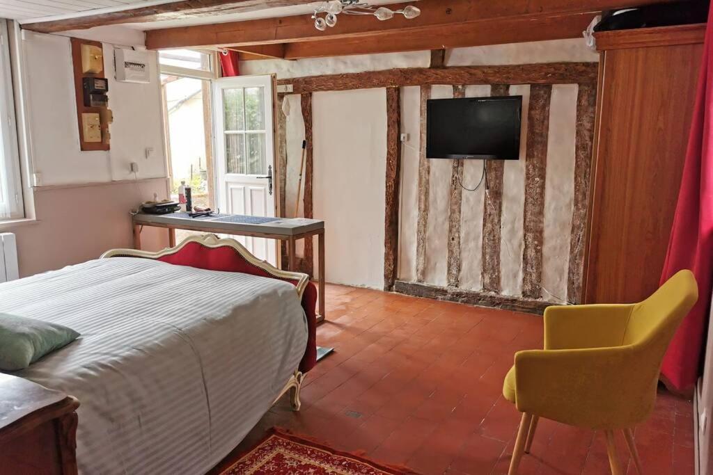 Le 3 De Coeur Avec Terrasse Apartment Honfleur Exterior foto