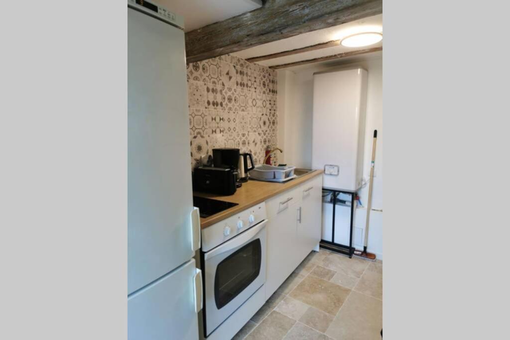 Le 3 De Coeur Avec Terrasse Apartment Honfleur Exterior foto